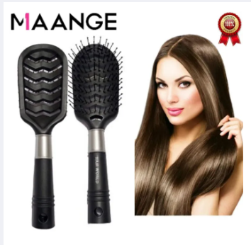 New Large Professional Paddle Hairbrush Tangle Free Bristle Massage Comb Brush