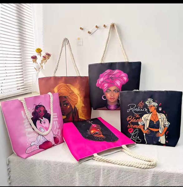 Sac cabas artistique bohème