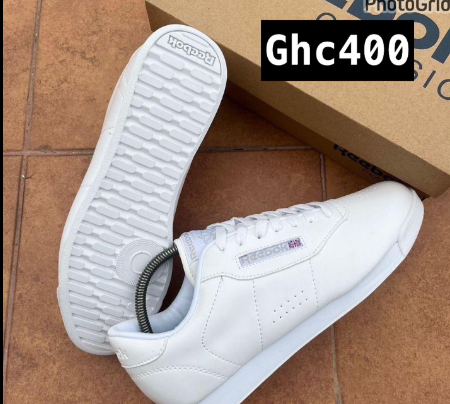 white sneakers