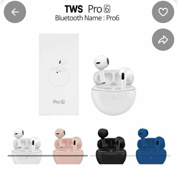 Écouteurs Bluetooth TWS Pro6