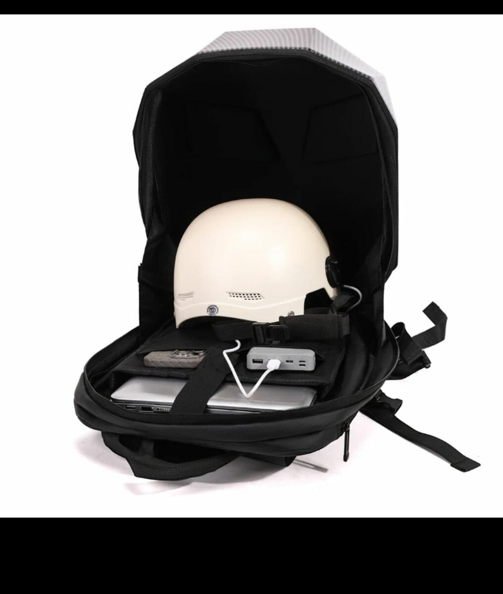 Sac à dos futuriste LED