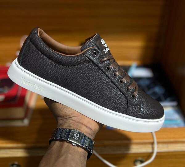 Sneakers en cuir pour hommes