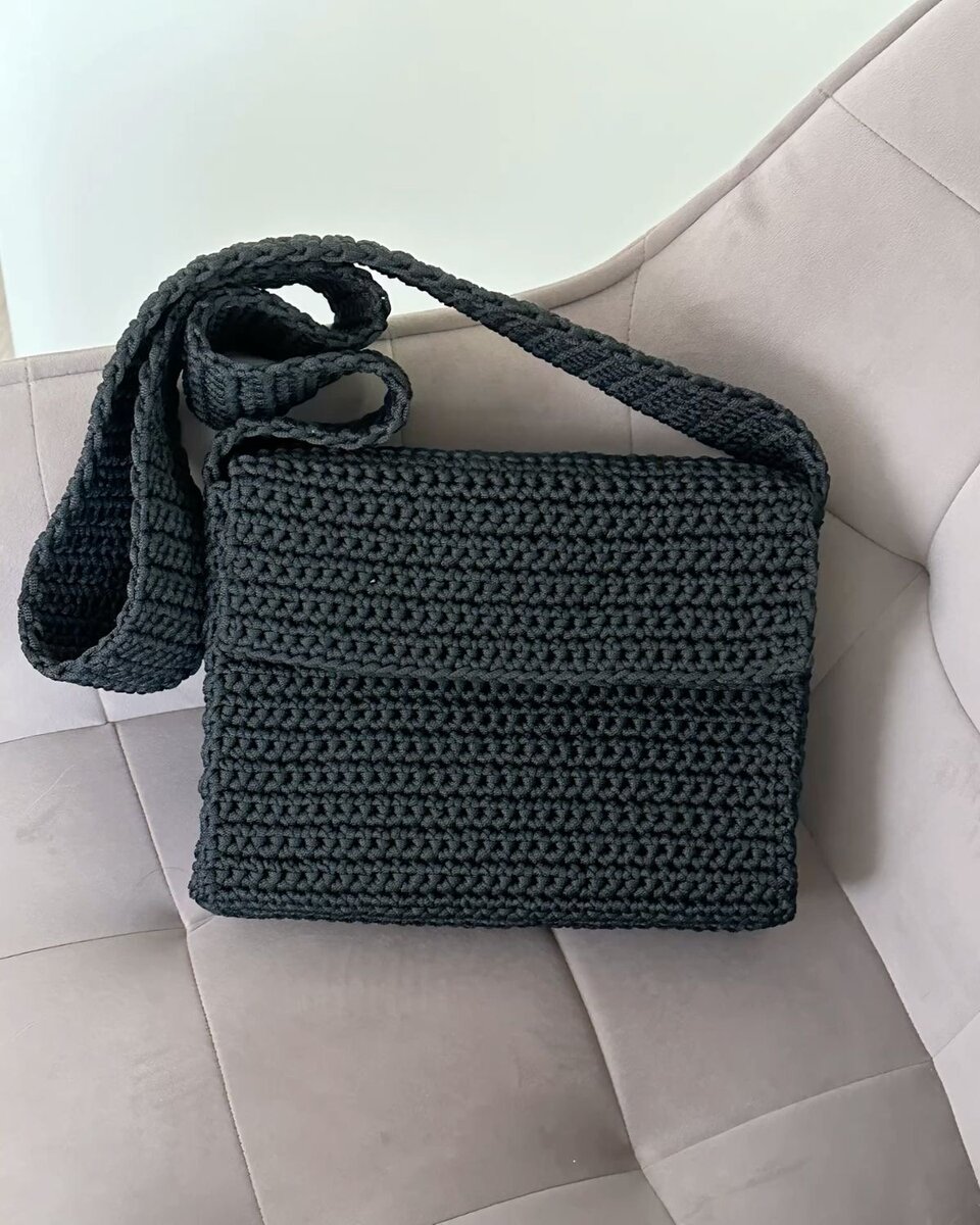 Sac bandoulière crochet