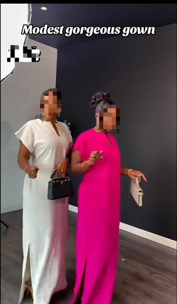 Robe élégante et modeste
