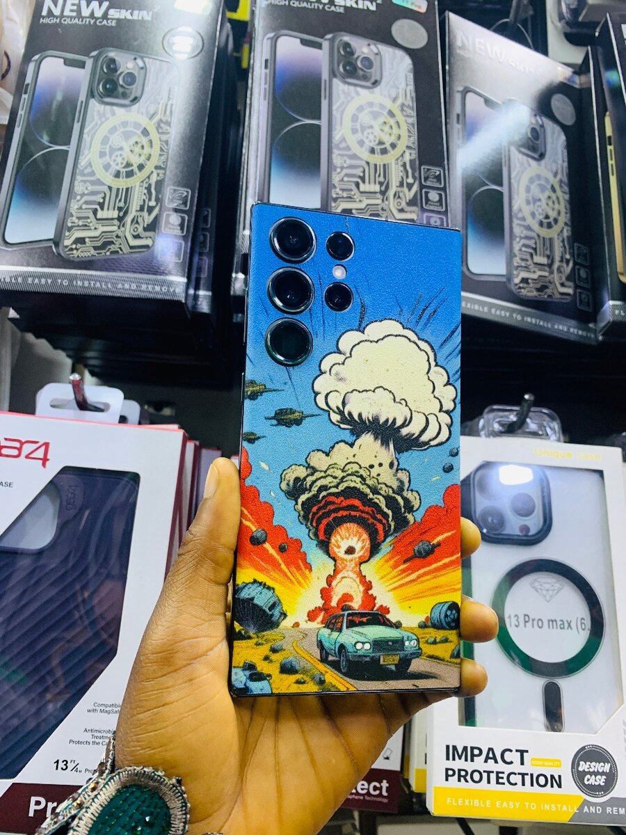 Leather Stickers for iPhones and Other Phones