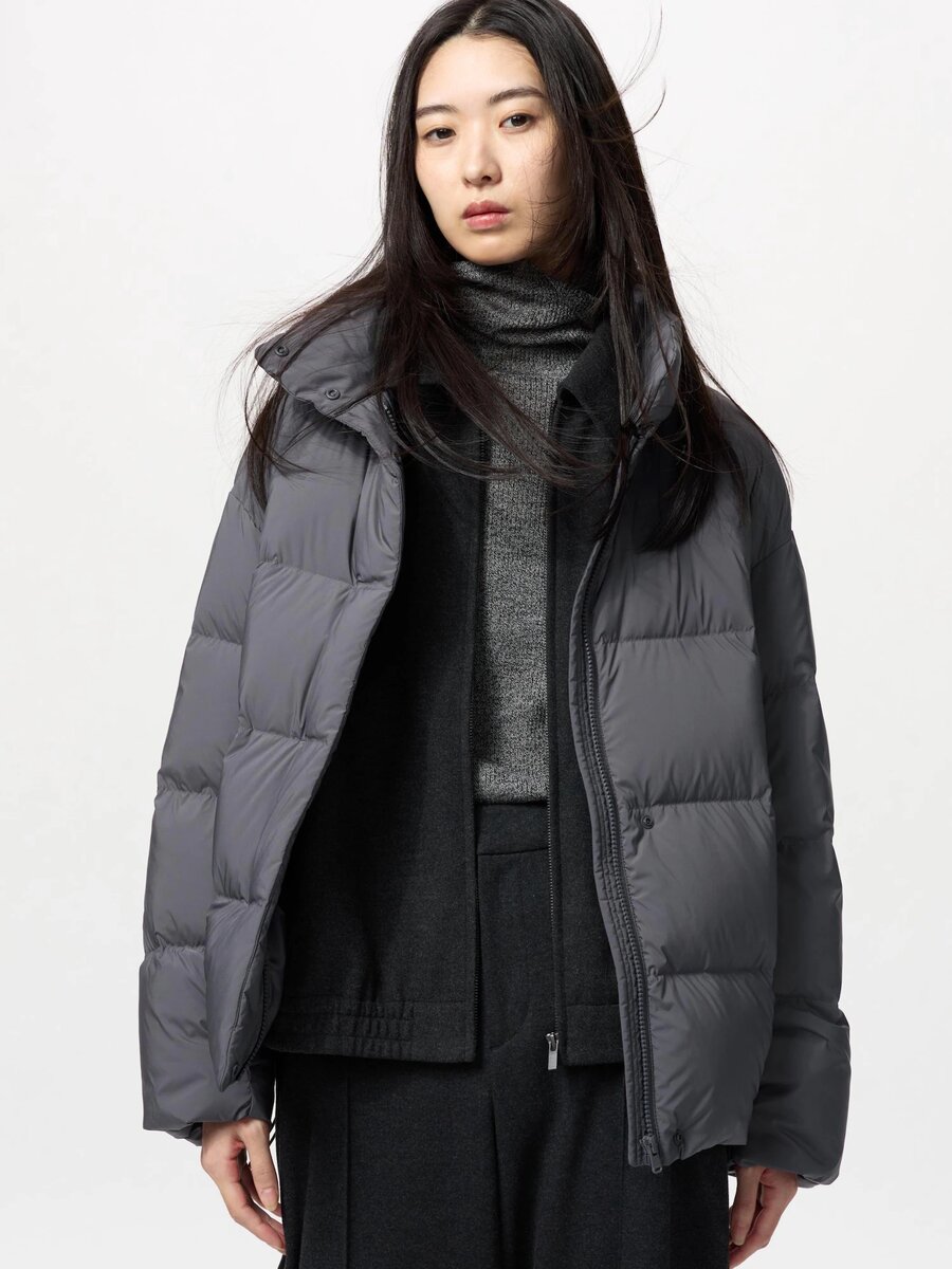 Пуховик кокон Uniqlo