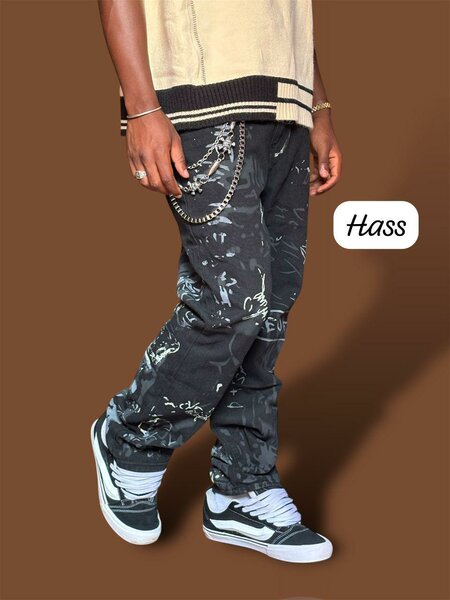 Jean streetwear graffiti