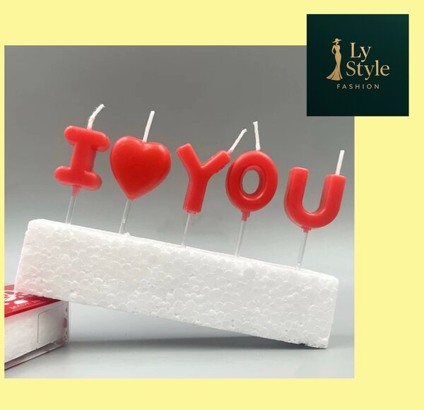 Bougies Message "I Love You"