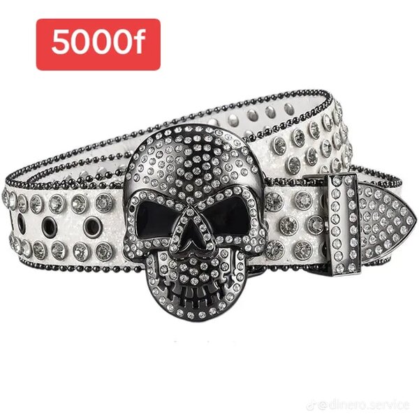 Ceinture Crâne Glamour