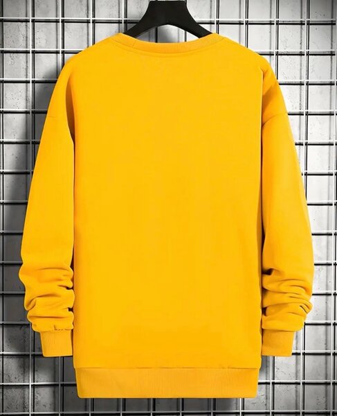 Sweat-shirt jaune basique