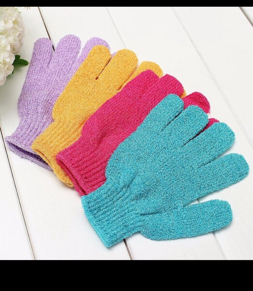 Gants de visage exfoliants