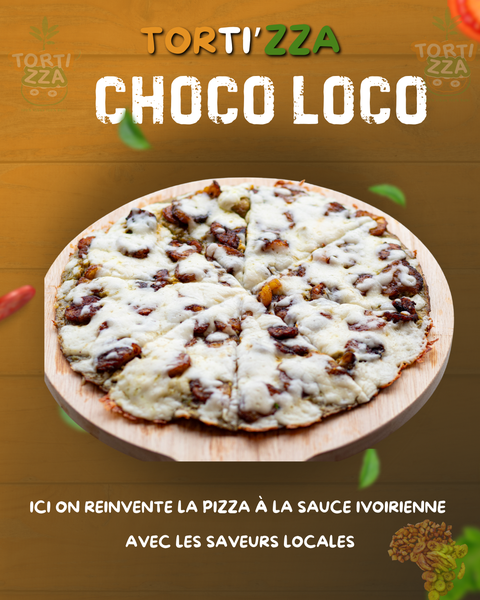 Pizza à base d´alloco Taille L