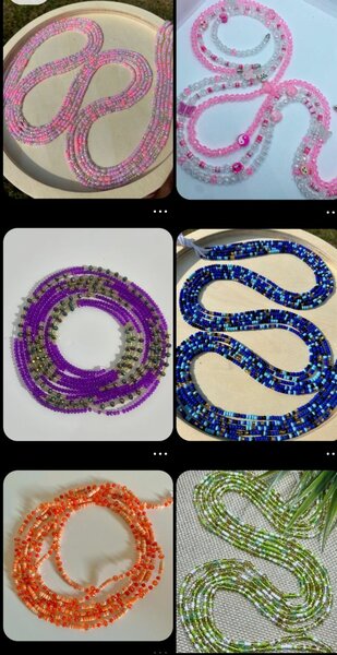 Bayas colorés en perles