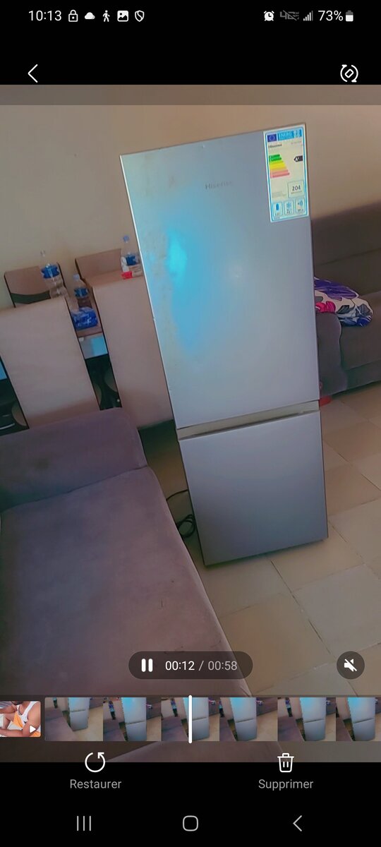 Réfrigérateur moderne inox