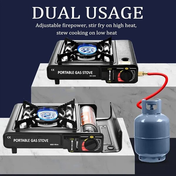 Cuisinière à gaz double usage