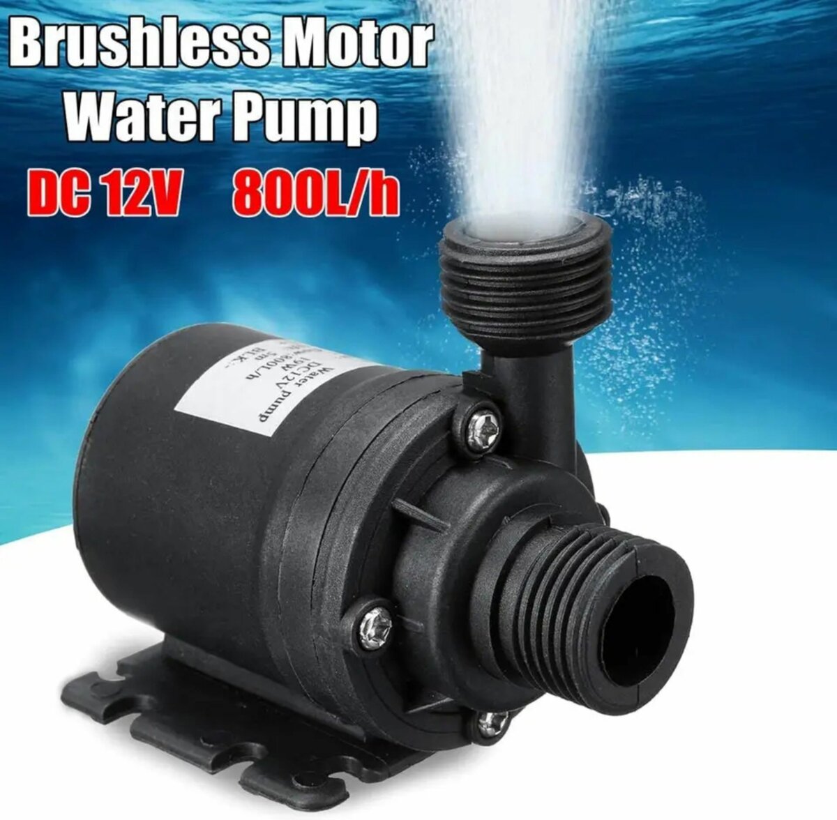 12V DC Water Pump can submit into water