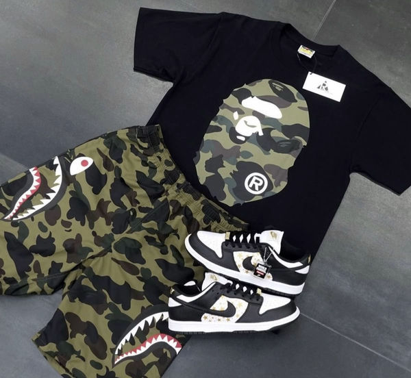 Ensemble bape avec chaussures