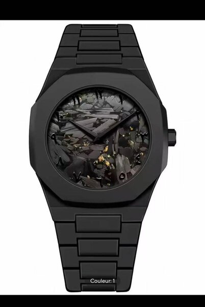 Montre Homme Noir Élégante