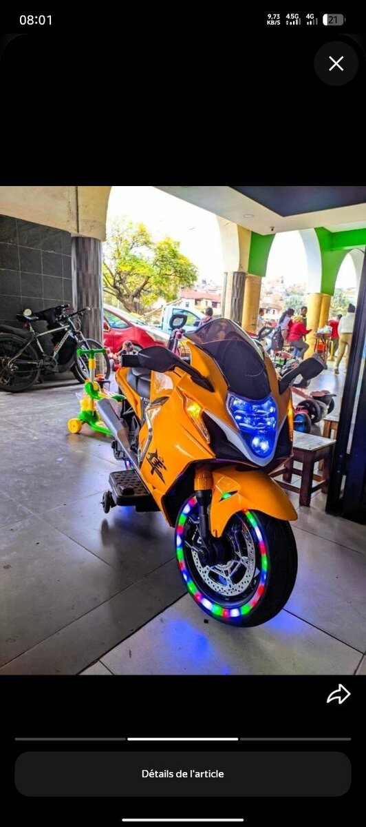 Moto électrique pour enfants