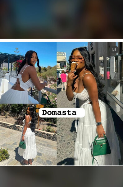 Robe d'été élégante femme