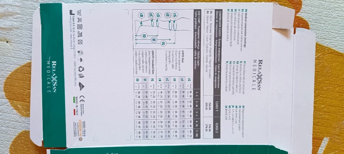 Компрессионные медицинские чулки/гольфы