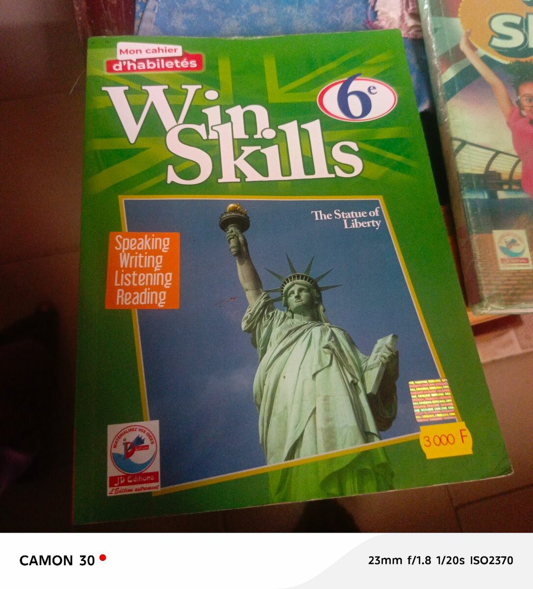 Cahier de Mathématiques 6e