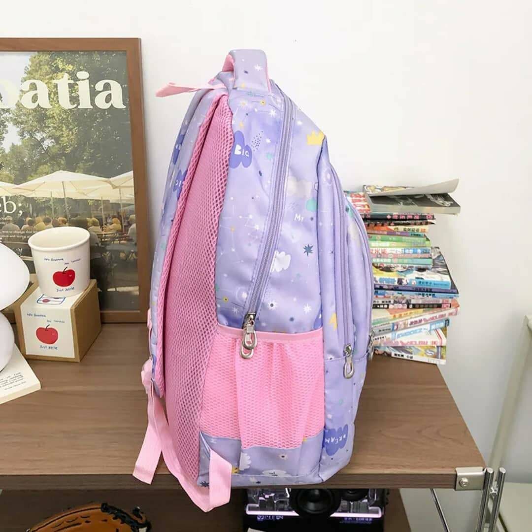 Cartables scolaires colorés