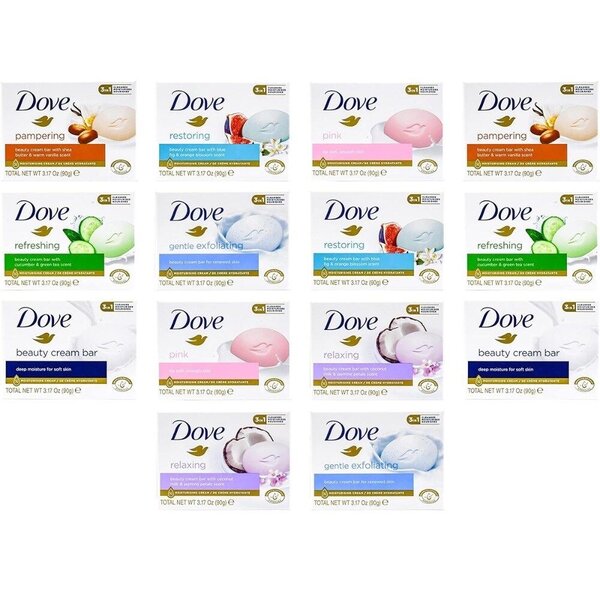 Dove range of products