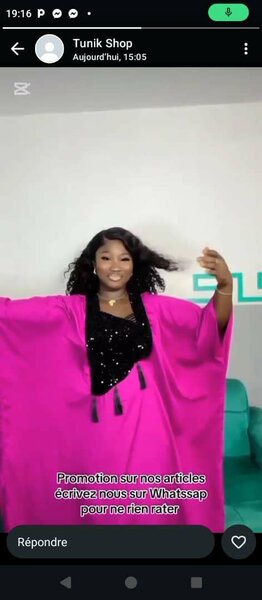 Boubou type cérémonie