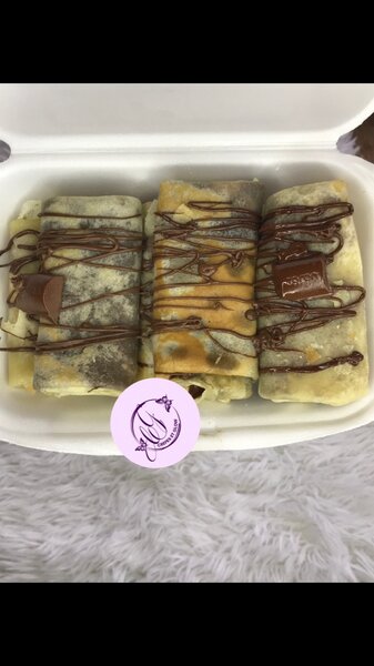 Crêpes nature et nutella