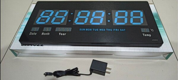 LED DIGITAL ALARM WALL CLOCK