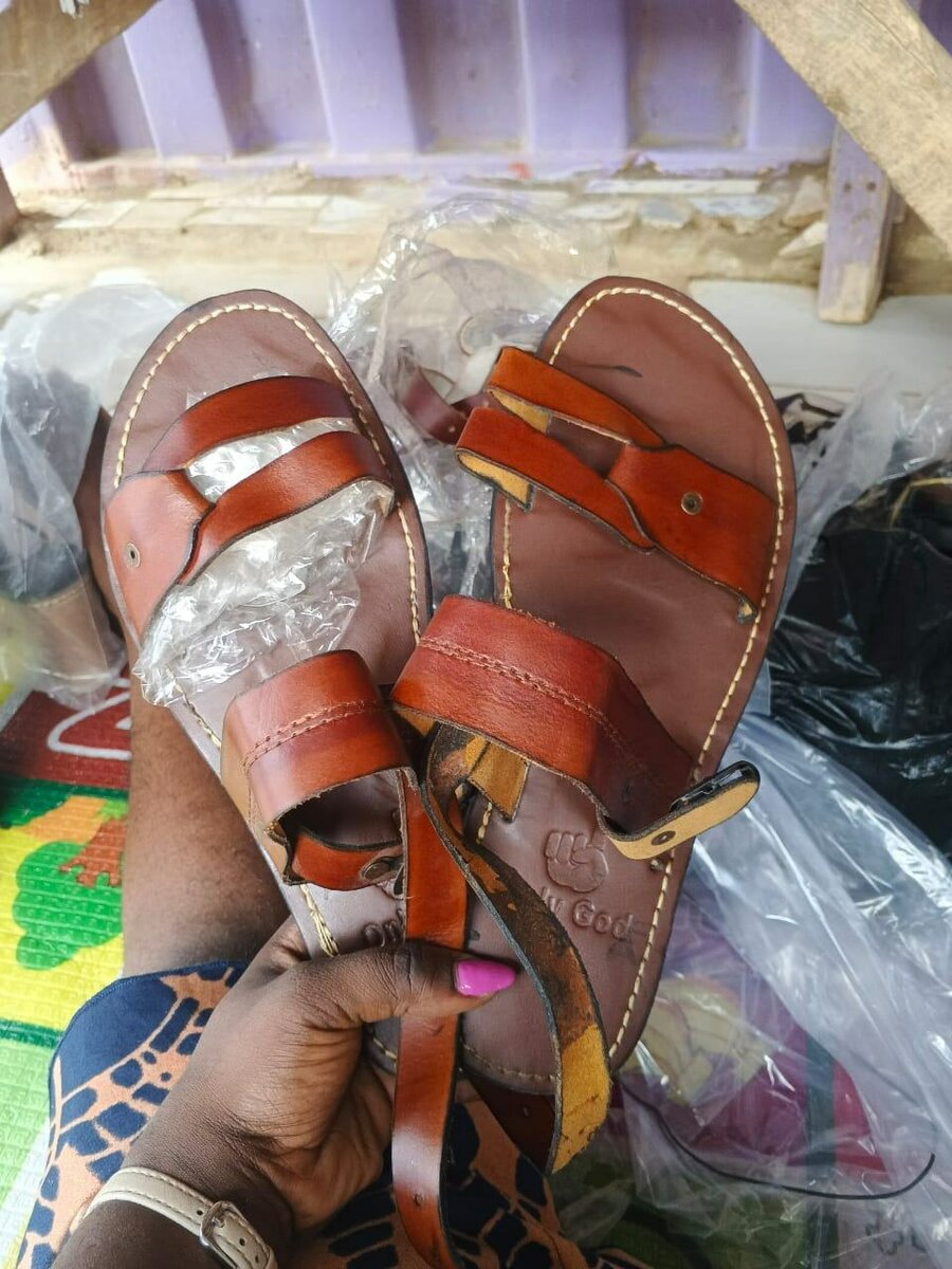 Sandales en cuir élégant