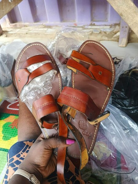 Sandales en cuir élégant