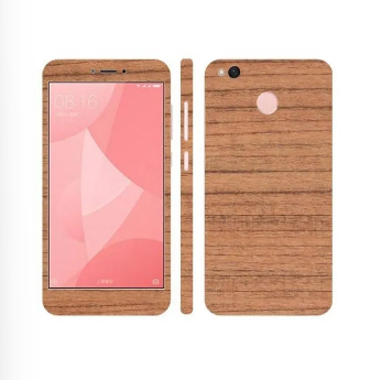 Xiaomi Redmi 4X Rose Wooden Texture Mobile Skin