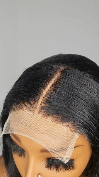 8" Double Drawn Bob, 4x4 Lace