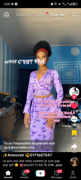 Ensemble et Robe Élégante