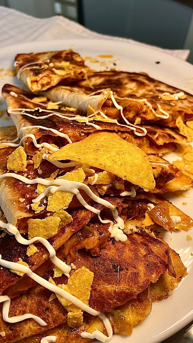 Cheesy Quesadilla Snack