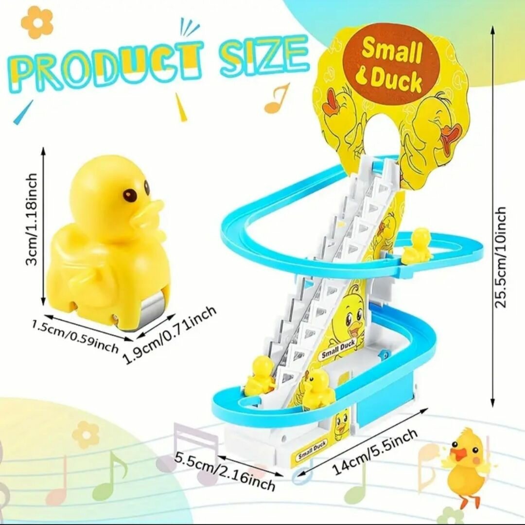 Duck Sliding Track Set with Lights and Music