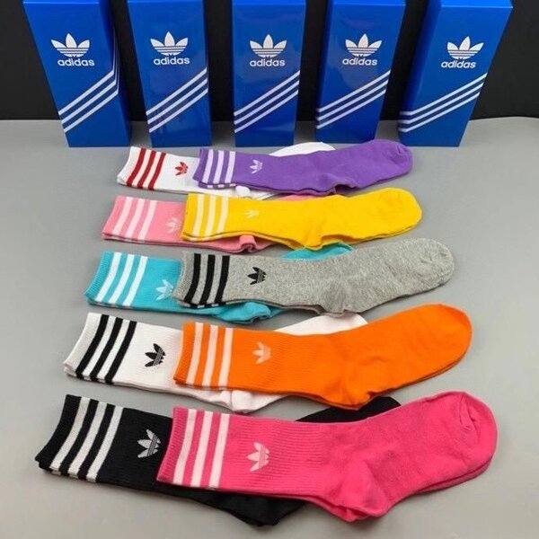 Chaussettes colorées Adidas