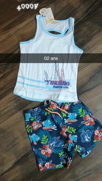 Ensemble Estival Enfant 2 Ans