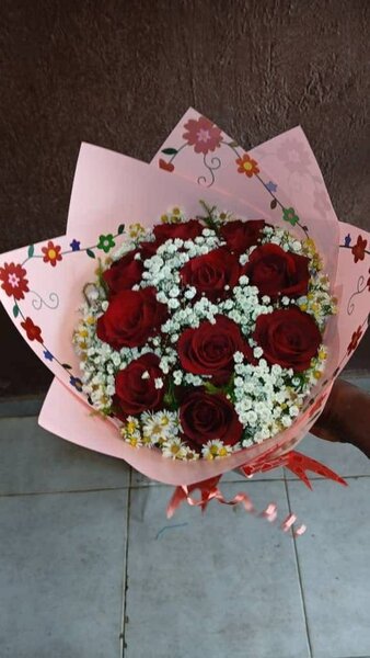 Bouquet de roses rouges