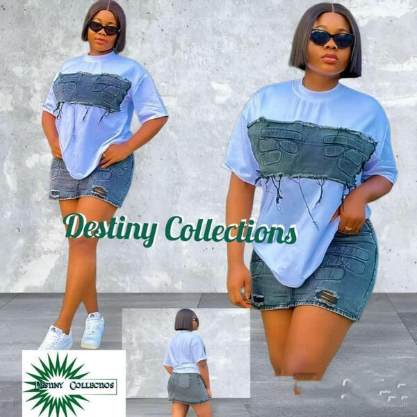 Élégant Ensemble Top et Jupe