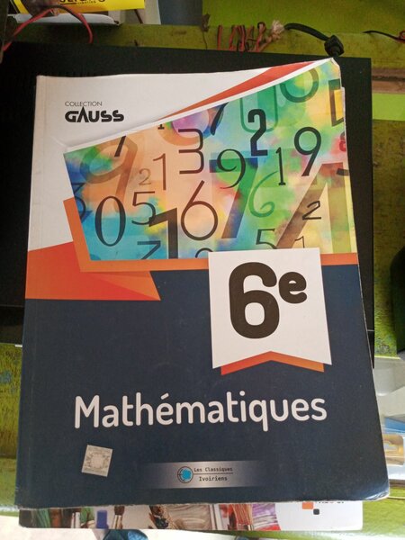 Livre de Mathématiques 6e