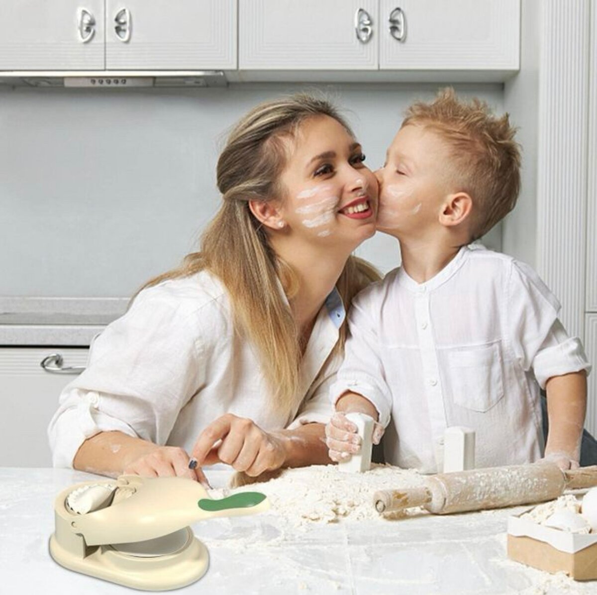 Machine A Ravioli 2en1 Manuelle, Moulle à Pastels Presse à P