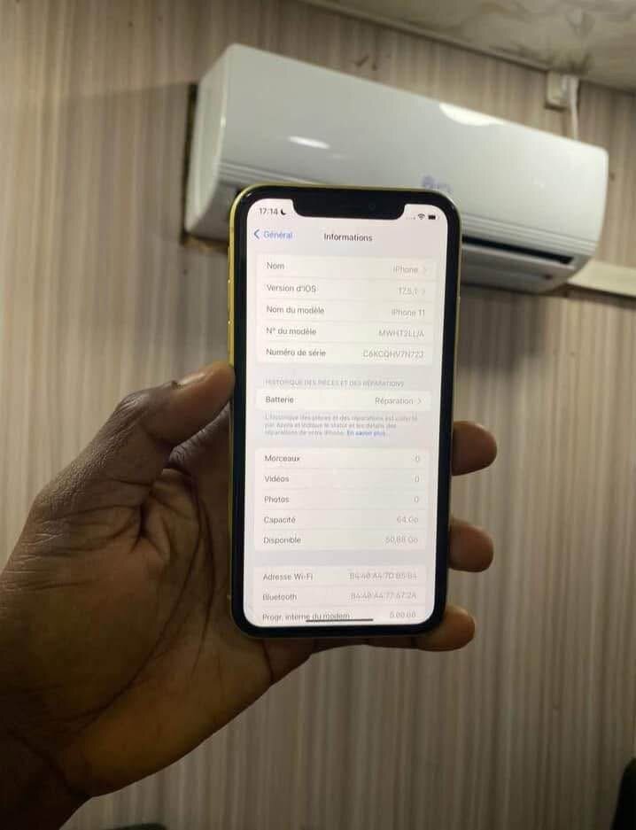 iPhone 11 Jaune 64 Go