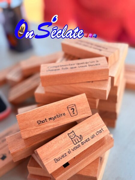 Jeu de Société en Bois Drôle