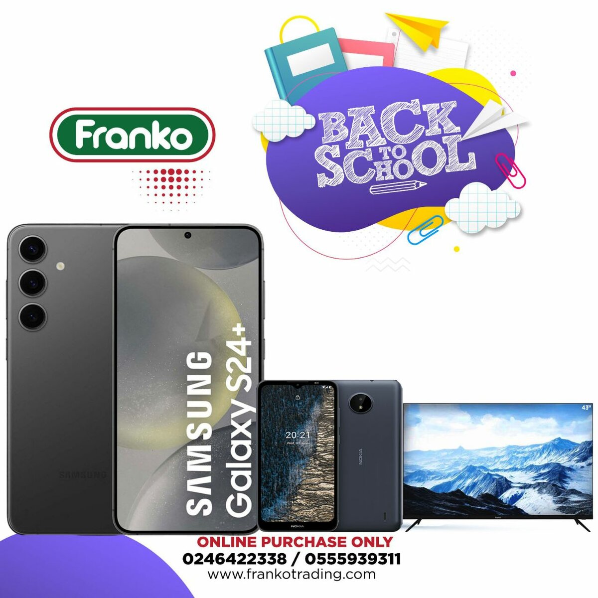 Samsung S24+ 512/12gb + franko tv 43 and C20