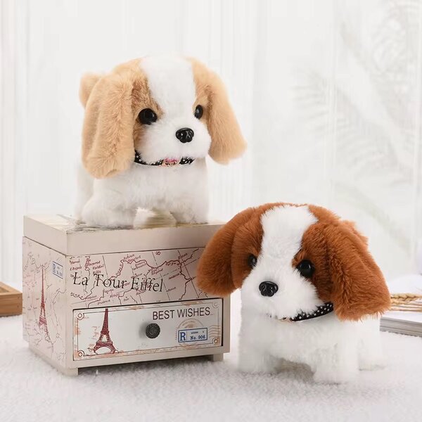 Chien en peluche mignon