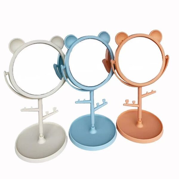 Miroir de maquillage avec oreilles
