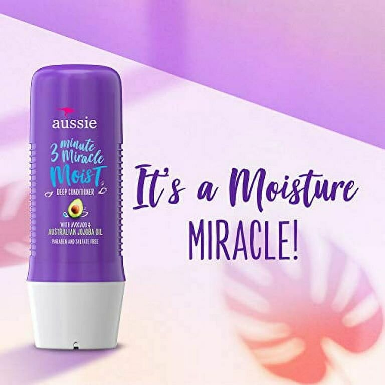 Aussie Paraben-Free Miracle Moist 3 Minute Miracle w/ Avocad